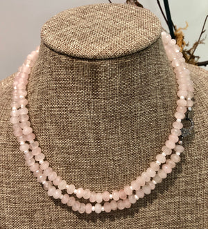 quartz, pearl and pave diamond hook bracelet